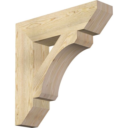 Ekena Millwork Legacy Slat Rough Sawn Bracket, Douglas Fir, 6"W x 26"D x 26"H BKT06X26X26LEC06RDF
